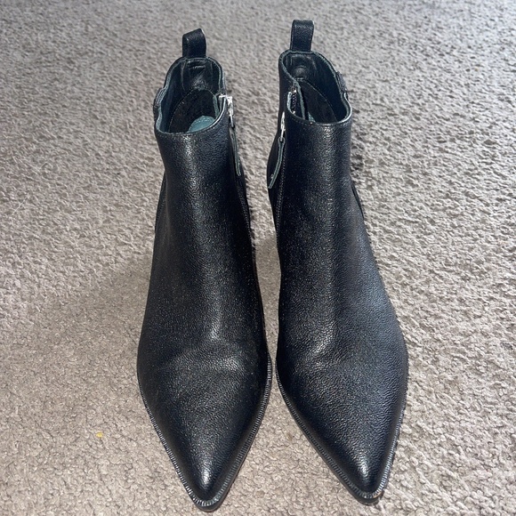 L. Paolo Black Side Zip Boots - Picture 3 of 8